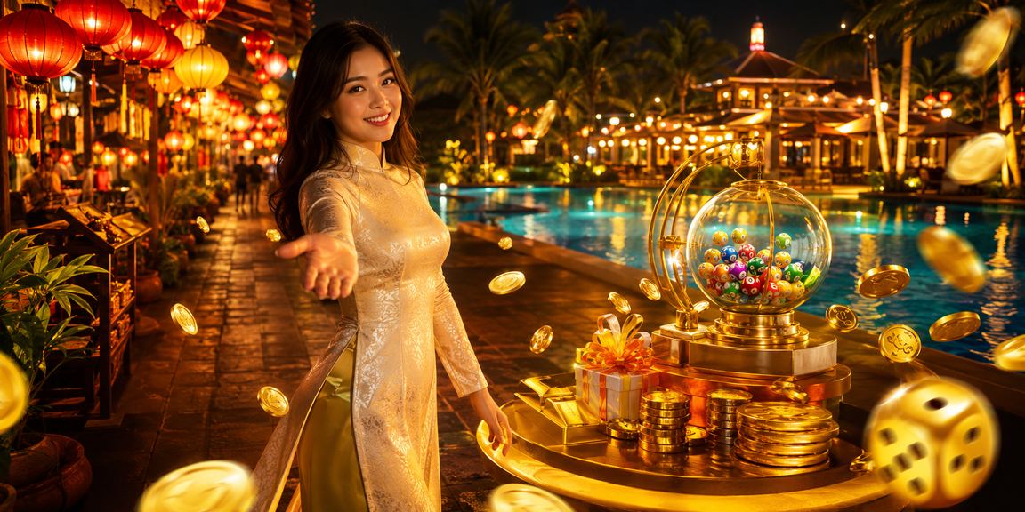 Khung cảnh áo dài và giải trí số tại Mũi Né dành cho người dùng Việt